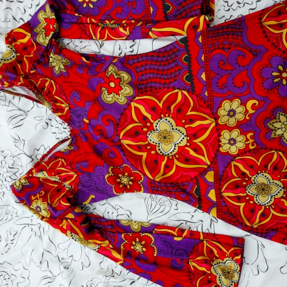 Hippie dress multi  colors